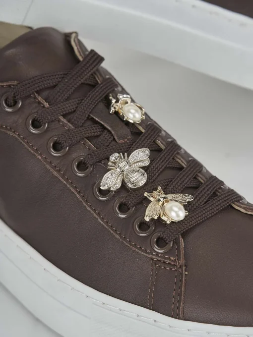 Sneakers pelle marrone
