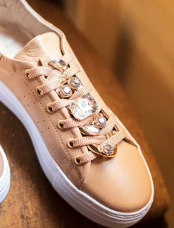 Sneakers pelle marrone