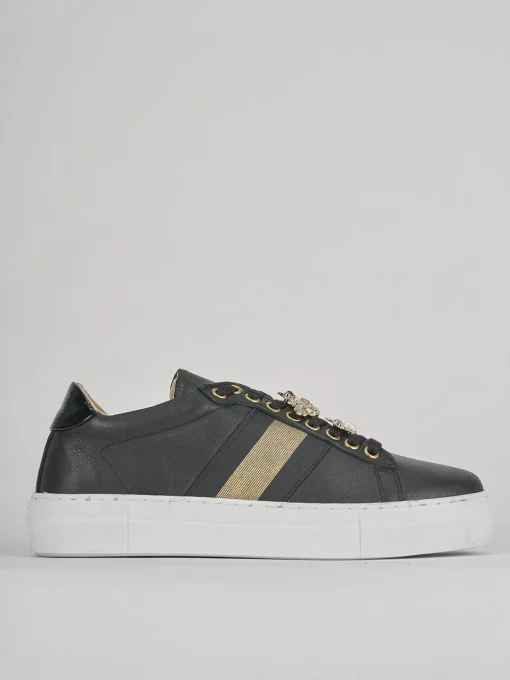 Sneakers pelle nero