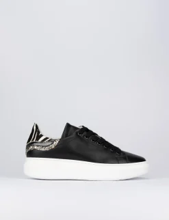 Sneakers pelle nero