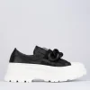 Sneakers pelle nero