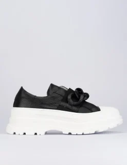 Sneakers pelle nero