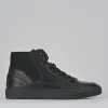 Sneakers pelle nero