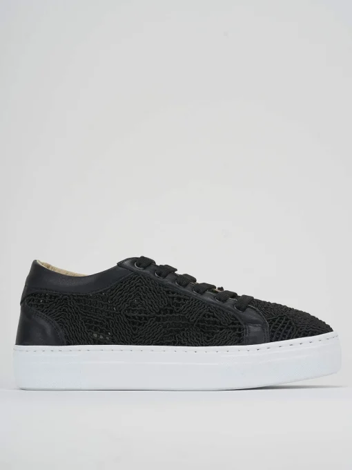 Sneakers pelle nero