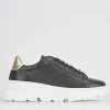 Sneakers pelle nero