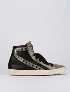 Sneakers pelle nero