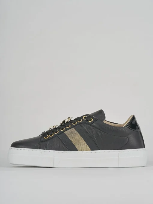 Sneakers pelle nero