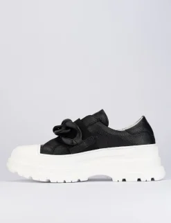 Sneakers pelle nero
