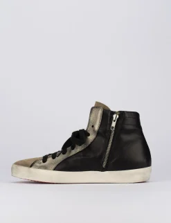 Sneakers pelle nero
