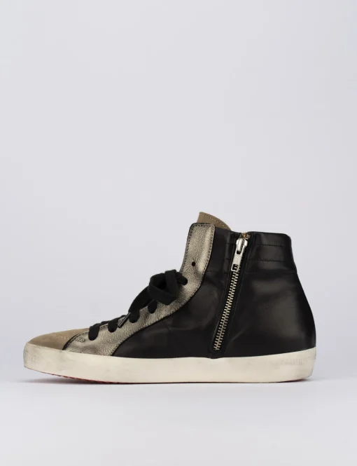 Sneakers pelle nero
