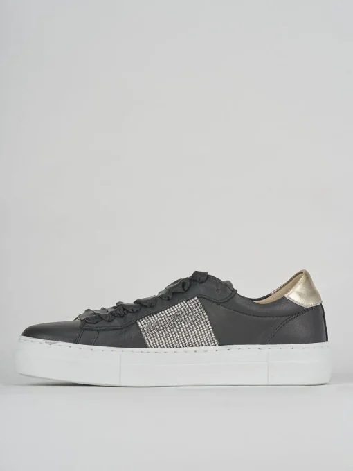Sneakers pelle nero