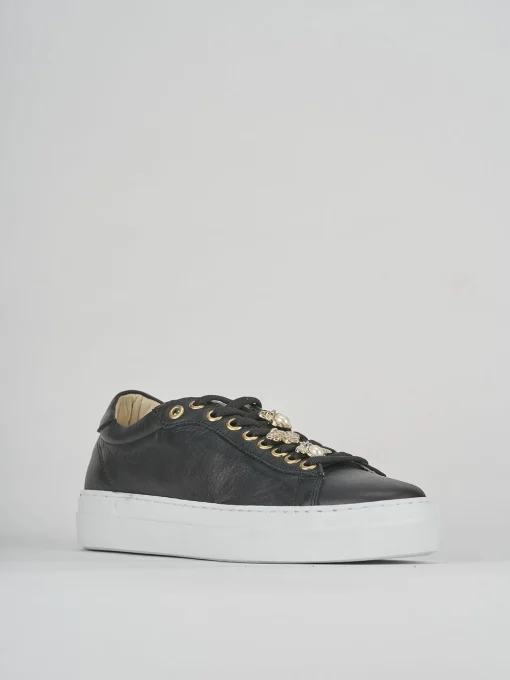 Sneakers pelle nero