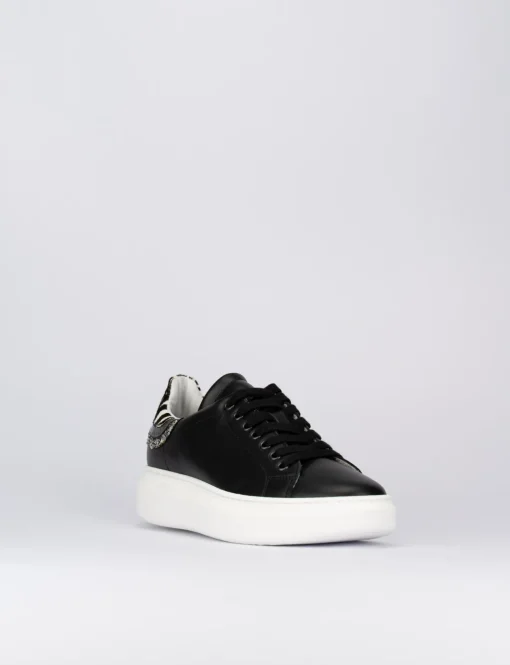 Sneakers pelle nero