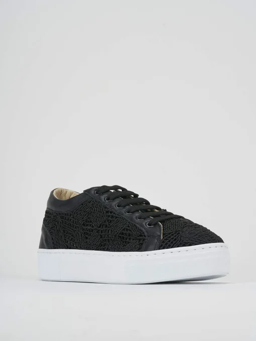 Sneakers pelle nero