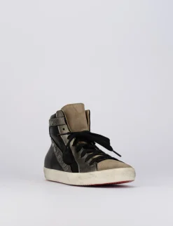 Sneakers pelle nero
