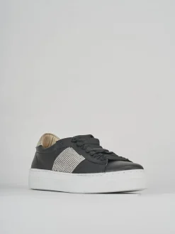 Sneakers pelle nero