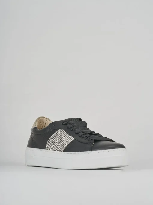 Sneakers pelle nero