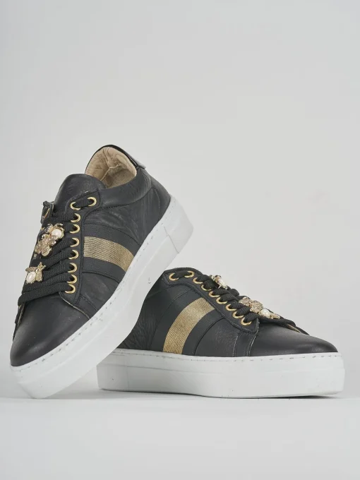 Sneakers pelle nero