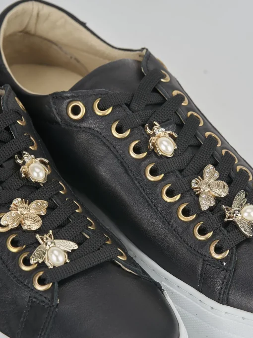 Sneakers pelle nero