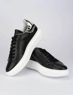 Sneakers pelle nero