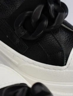 Sneakers pelle nero