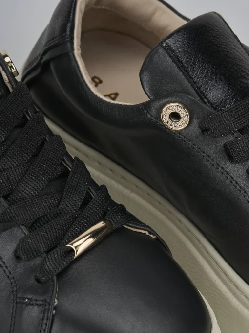 Sneakers pelle nero