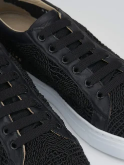Sneakers pelle nero