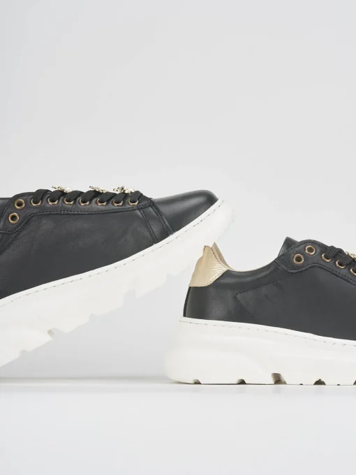 Sneakers pelle nero