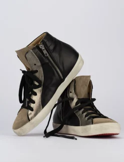 Sneakers pelle nero