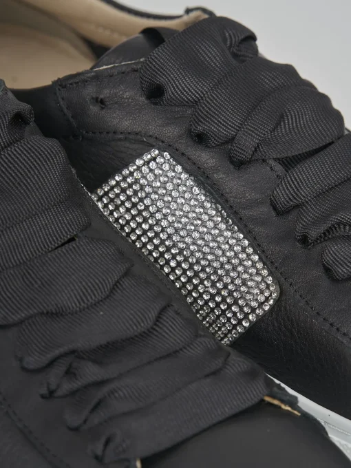 Sneakers pelle nero