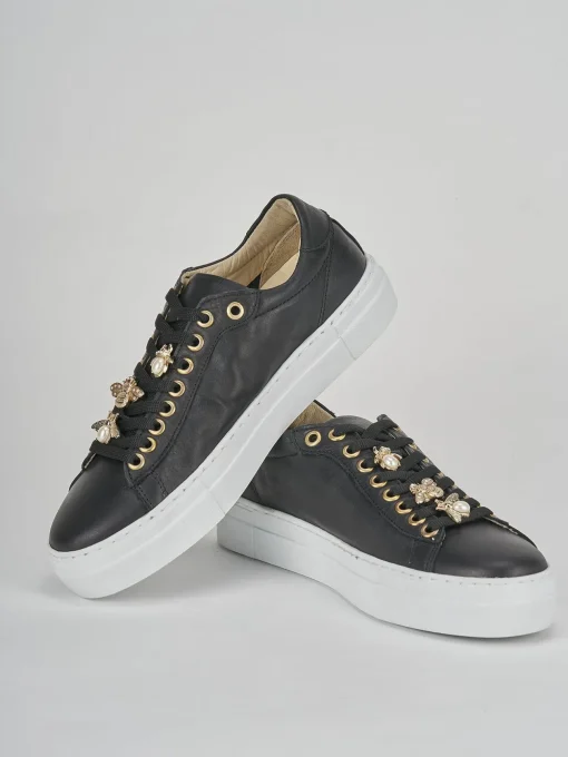 Sneakers pelle nero