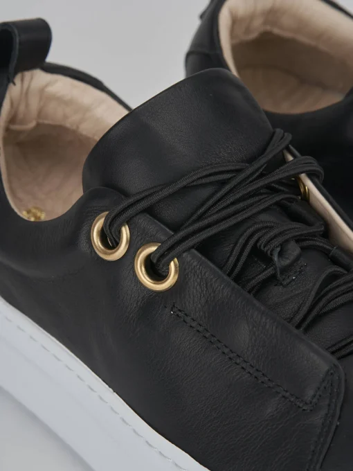 Sneakers pelle nero