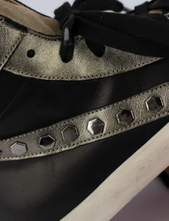 Sneakers pelle nero
