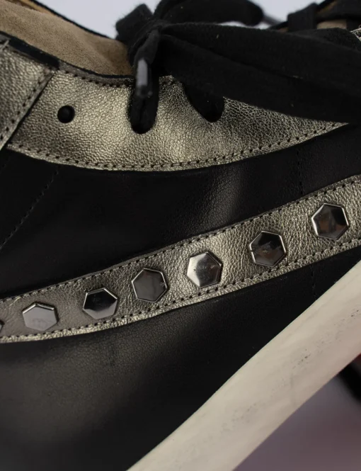 Sneakers pelle nero