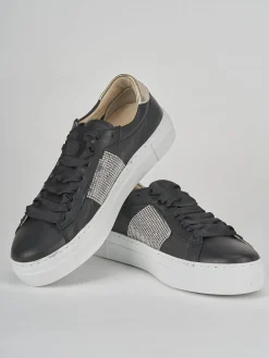 Sneakers pelle nero