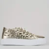 Sneakers pelle oro