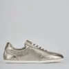 Sneakers pelle oro