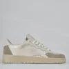 Sneakers pelle oro