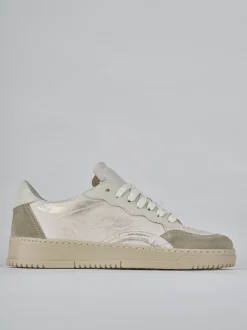 Sneakers pelle oro
