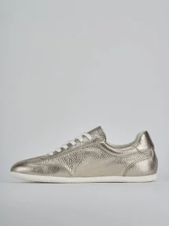 Sneakers pelle oro