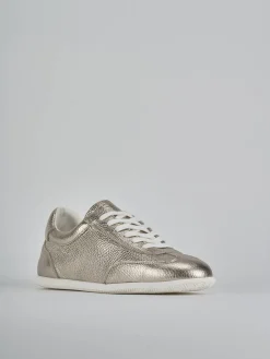 Sneakers pelle oro