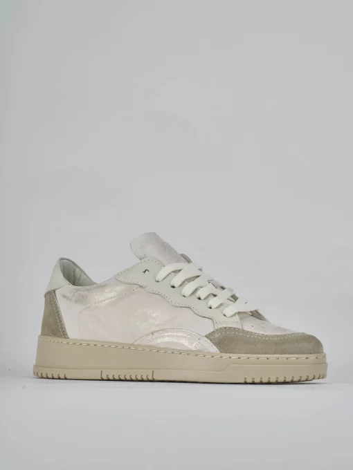 Sneakers pelle oro