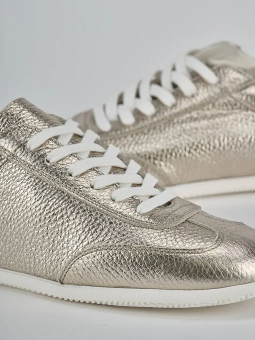 Sneakers pelle oro