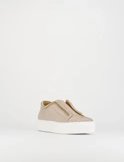 Sneakers pelle rosa
