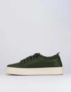 Sneakers pelle verde