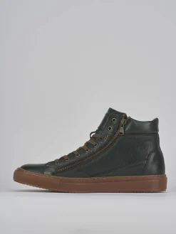 Sneakers pelle verde