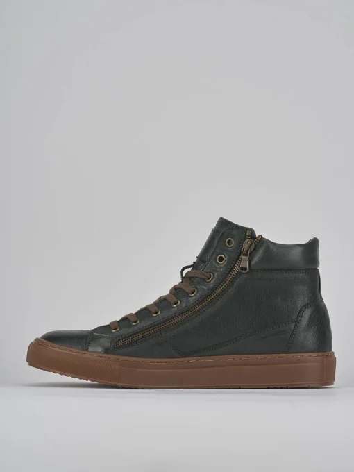 Sneakers pelle verde