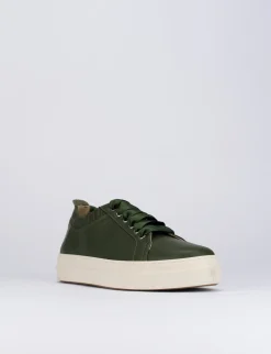 Sneakers pelle verde