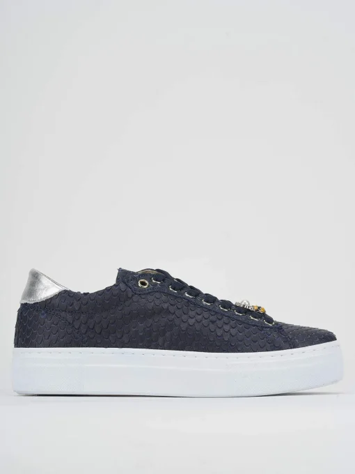 Sneakers pitone blu
