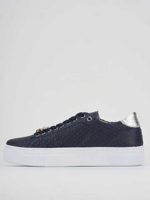 Sneakers pitone blu